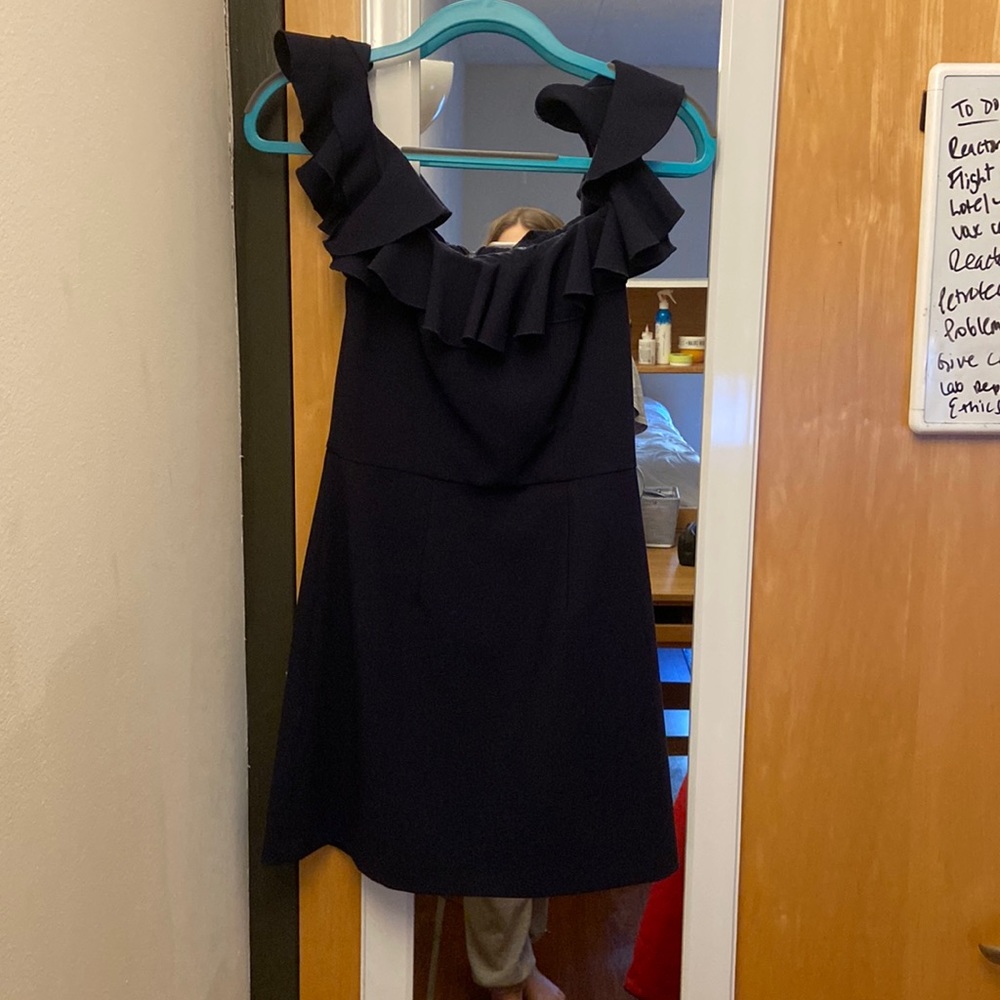 French connection navy cocktail dress